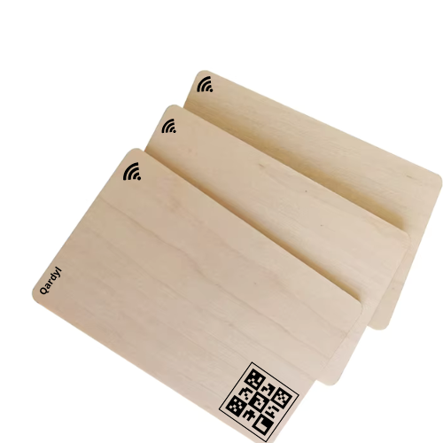Carte écologique en bois - Qardyl