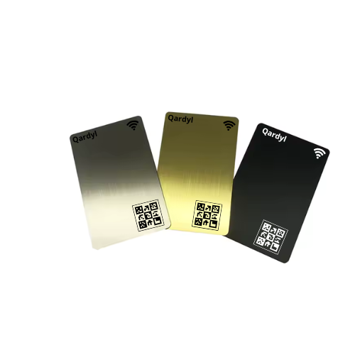 Carte en métal premium - Qardyl